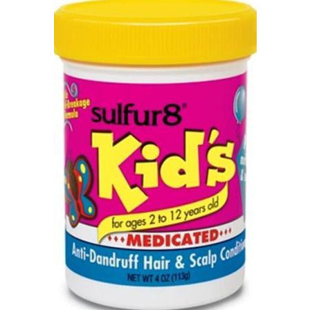Sulfur 8 Medicated Kid's Hair & Scalp Conditioner - 4 Oz (3 Pack)