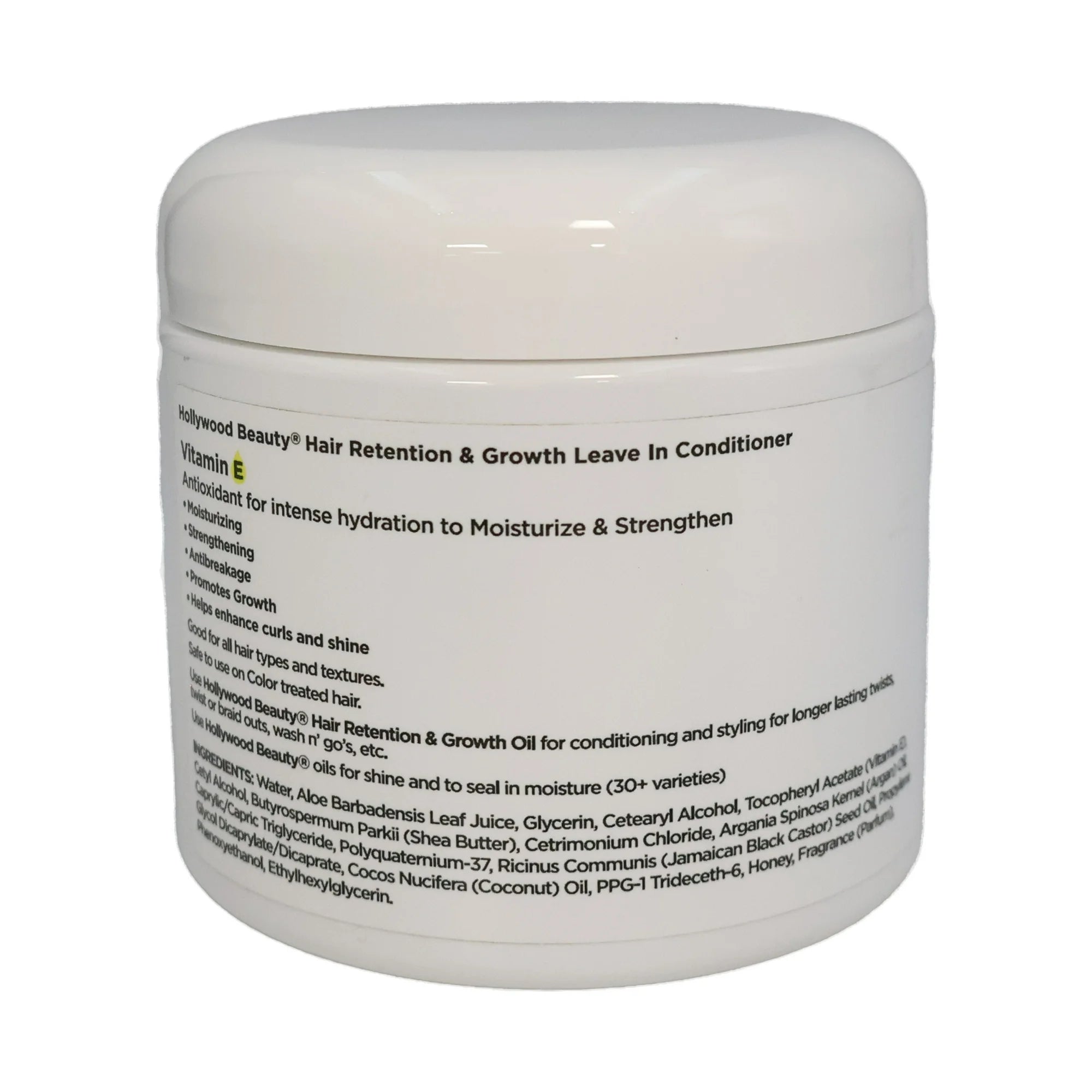 Hollywood Beauty Hair Retention & Growth Leave-In Conditioner with Vitamin E and Natural Moisturizers