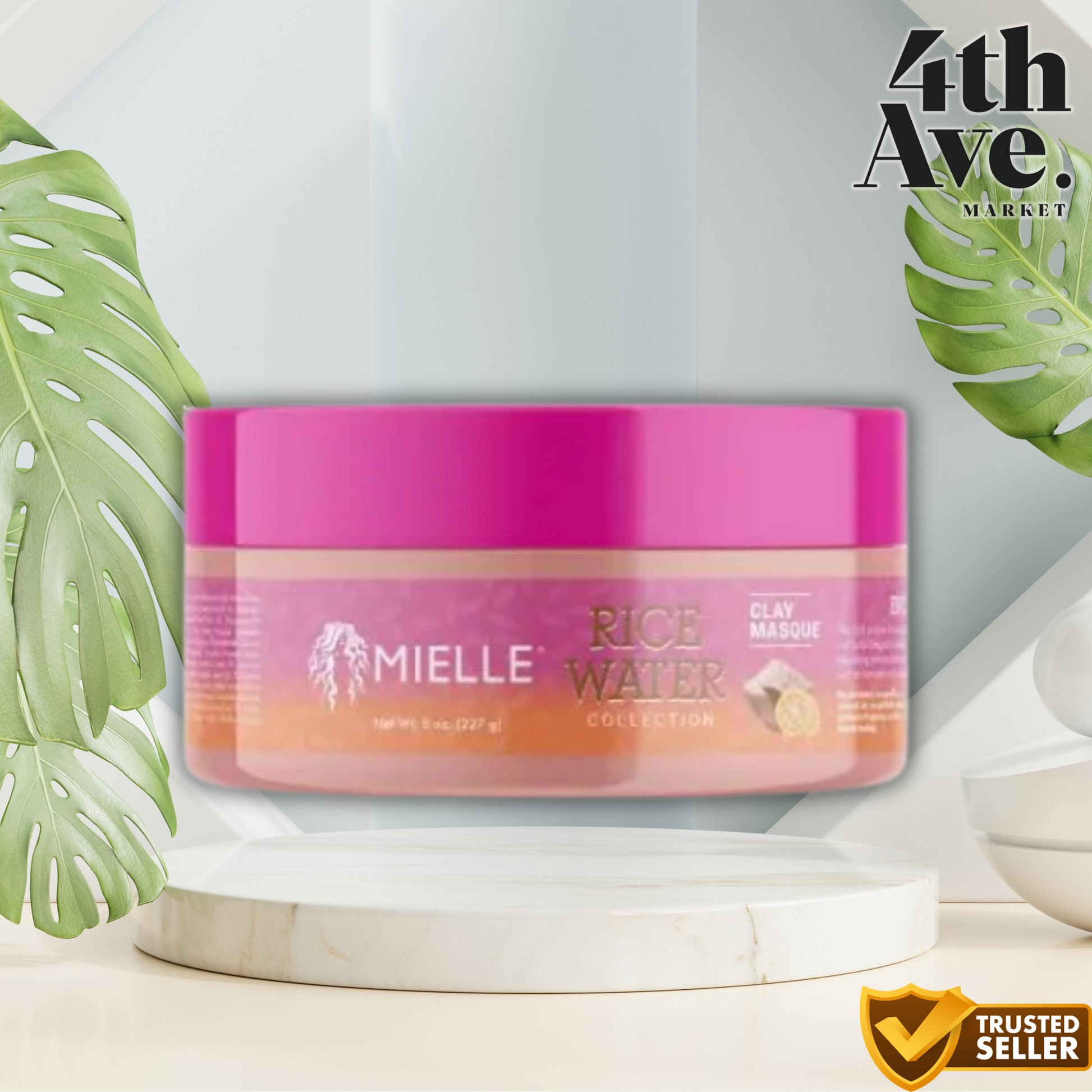 Mielle Organics Rice Water Clay Masque 8oz