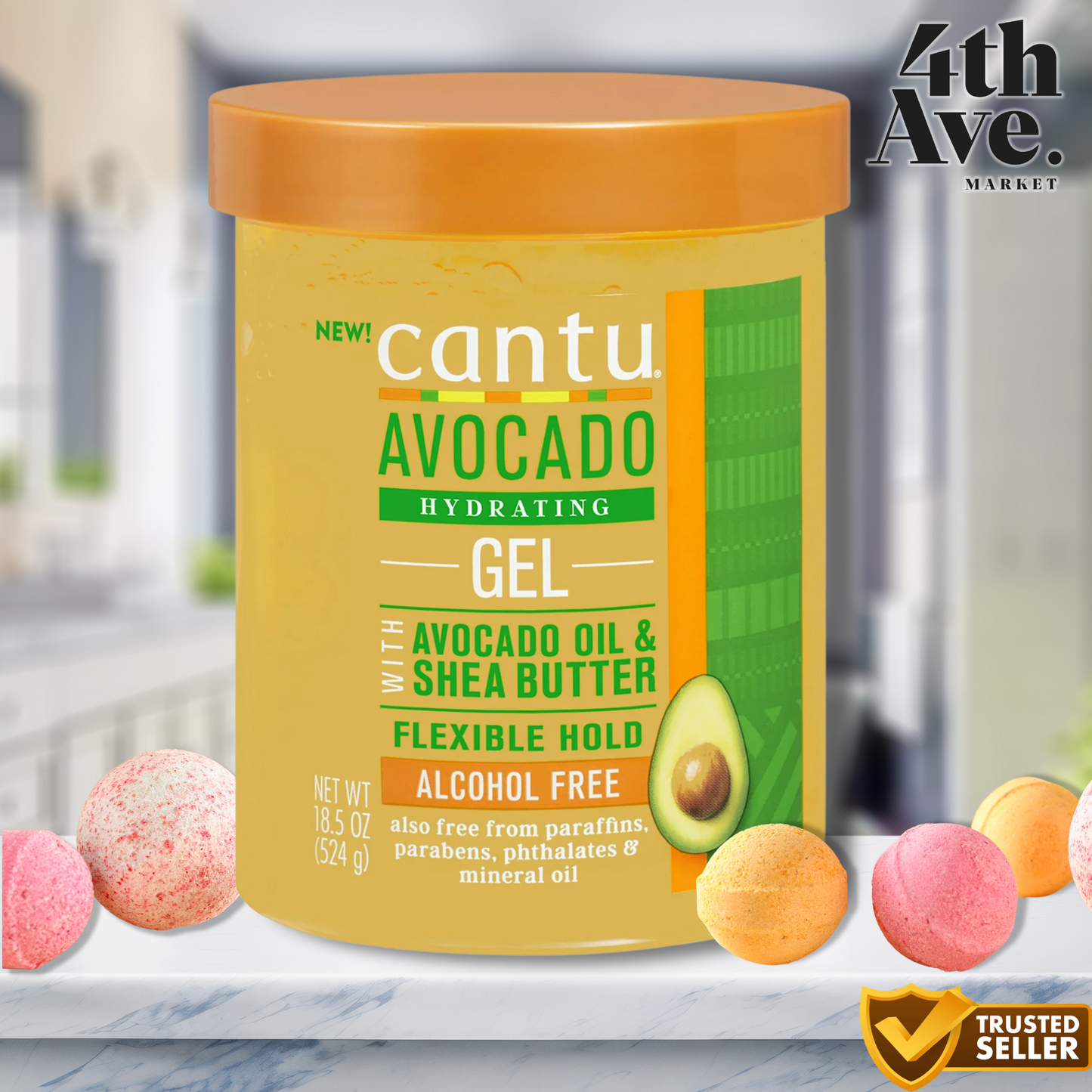 Cantu Avocado Hydrating Styling Gel - 18.5oz
