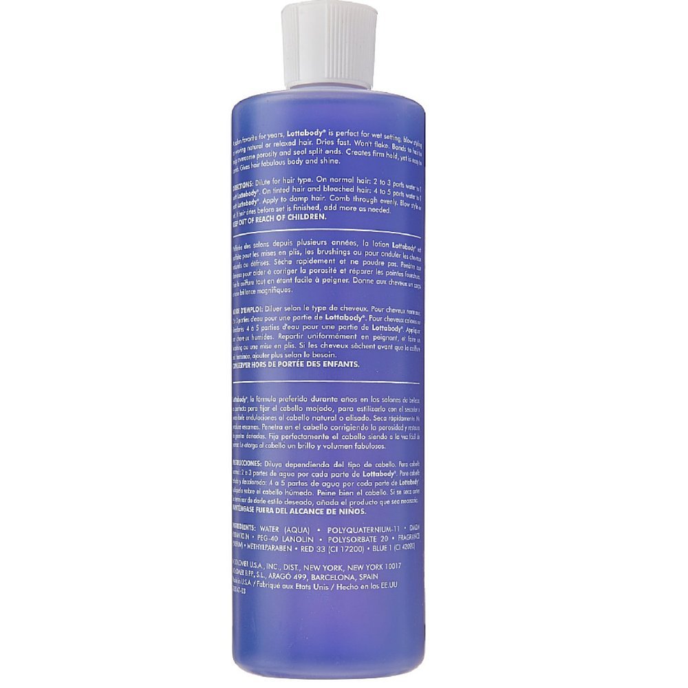 Lottabody Setting Blue Concentrated Formula 15 Ounce