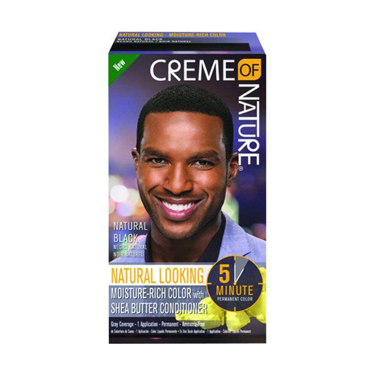 Cream Of Nature Men Haircolor Natural Black