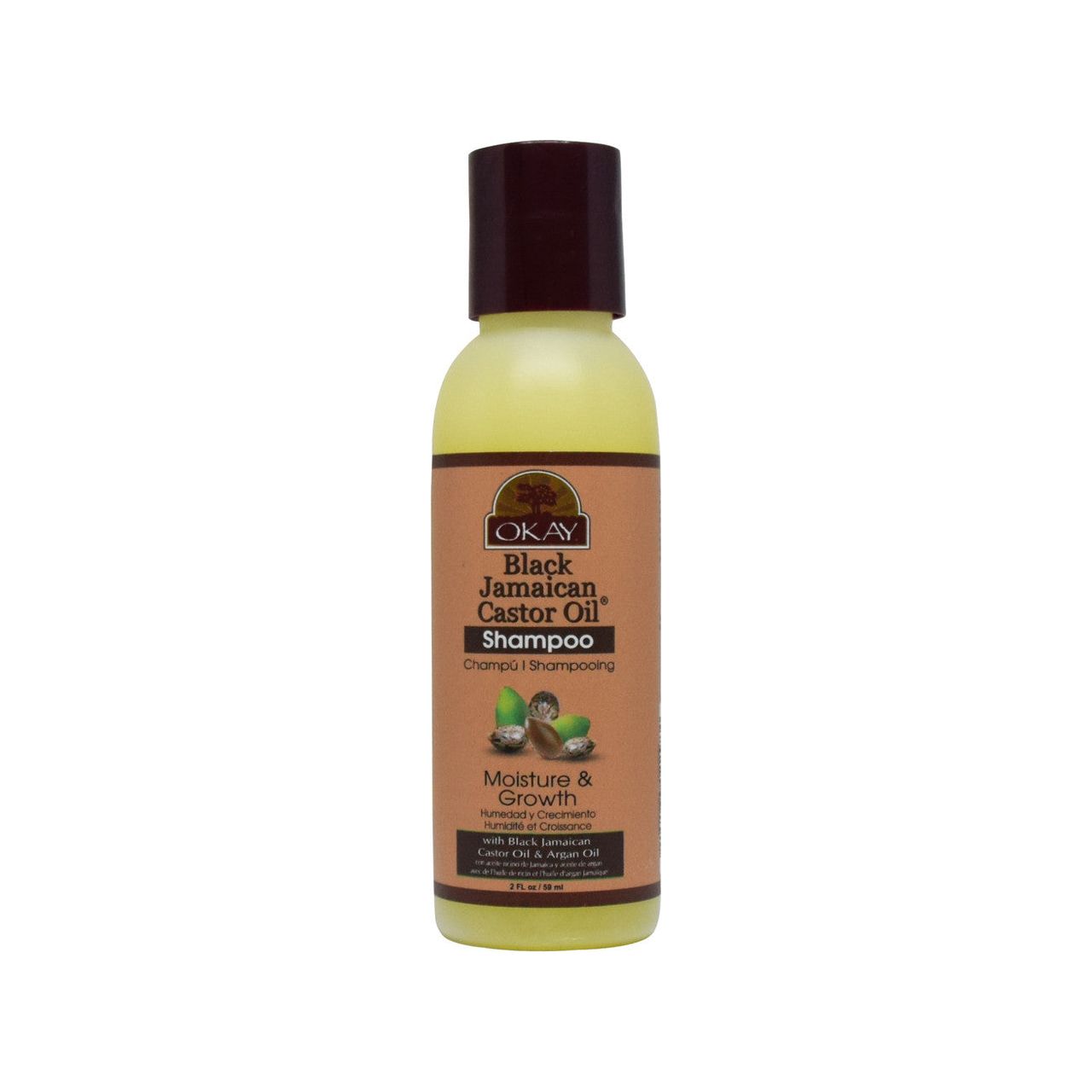 OKAY Black Jamaican Castor Oil Moisture Growth Shampoo