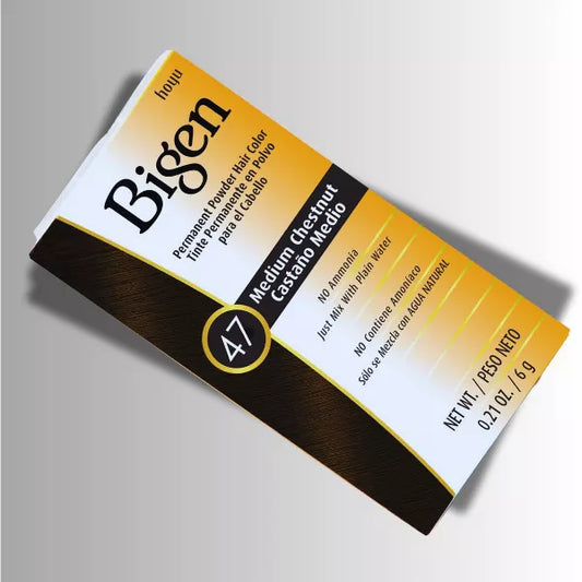 Bigen Hair Color 47 Medium Chestnut 0.21 Oz