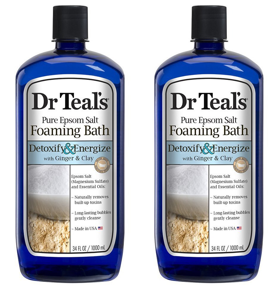 Dr Teal's Ultra Moisturizing Detoxify & Energize With Ginger & Clay Body Wash, 24 Fl Oz