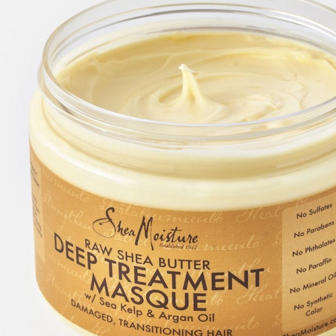 SheaMoisture Raw Shea Butter Deep Treatment Masque, 12 oz Jar (354ml)