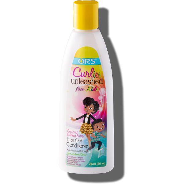 ORS Curlies Unleashed For Kids Coconut (White) & Shea Butter In Or Out Conditioner - 8 Oz