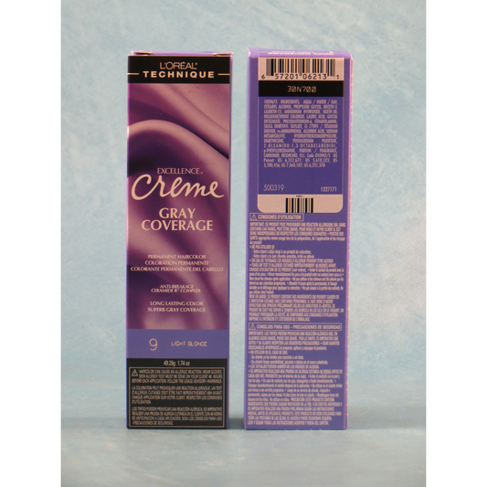 L'Oreal Excellence Créme Permanent Triple Protection Hair Color - Light Natural Blonde