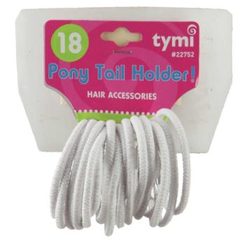 Tymi Pony Tail Holder 18pc Asst