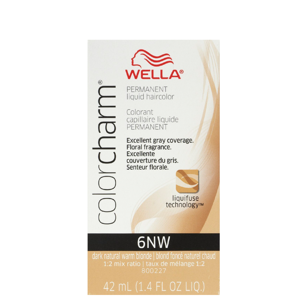 Wella Color Charm 006 Nw Permanent Liquid Haircolor Dark Natural Warm Blonde - 1.4 Fl Oz