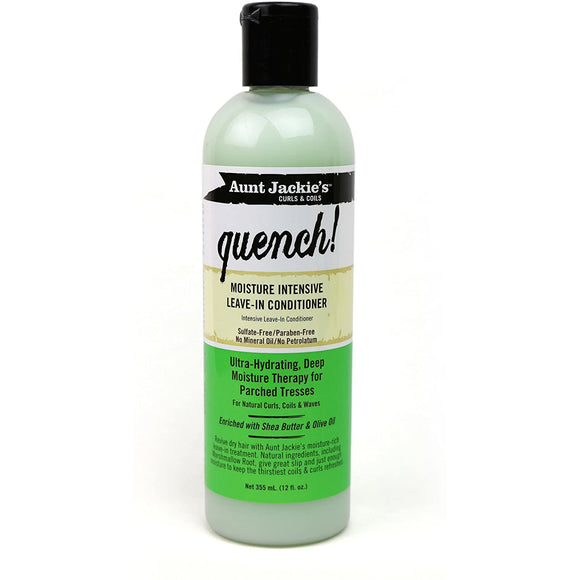 Aunt Jackie's Quench Moisture Intensive Leave-In Conditioner 12 Oz