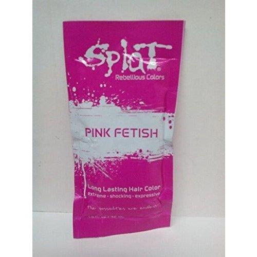 Splat Singles Long Lasting Hair Color Pink Fetish (12 Pack)