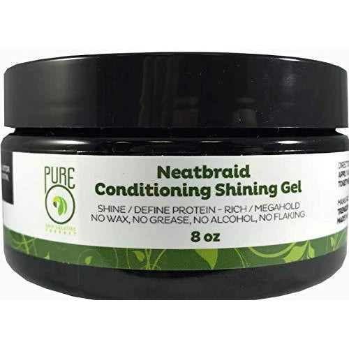 Pure O Natural Neatbraid Conditioner Gel, 8 Ounce