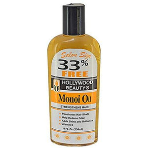 Hollywood Beauty Monoi Oil, 8 Oz