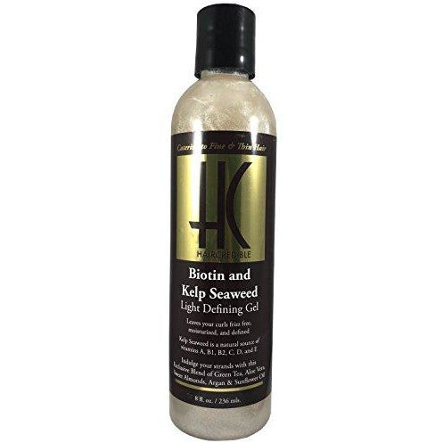 Haircredible Biotin & Kelp Seaweed Light Defining Gel 8Oz