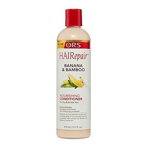 ORS Hairepair Banana And Bamboo Nourishing Conditioner For Dry And Brittle Hair 12.5 Ounce