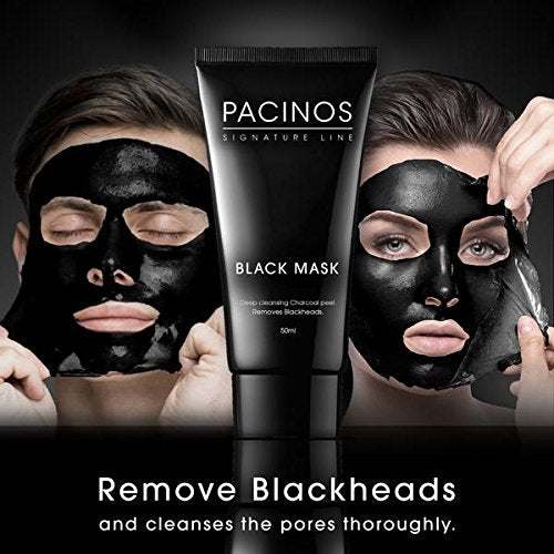 Forud type Scan smog 4th Ave Market: Pacinos Blackhead Remover Deep Cleansing Peel Off Black Mask  Active Charcoal Tearing Charcoal Masque, 1.76 oz