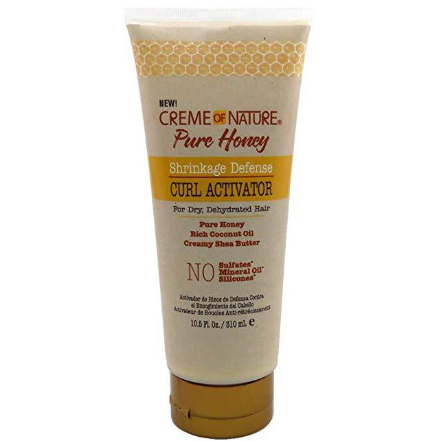 Creme Of Nature Pure Honey Shrinkage Defense Curl Activator 10.5 Ounce