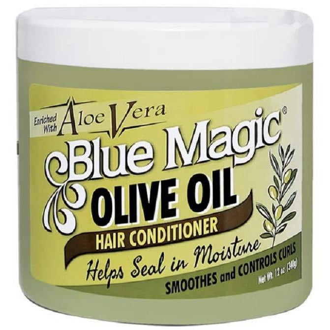 Blue Magic Olive Oil Hair Conditioner With Aloe Vera - 12 Oz