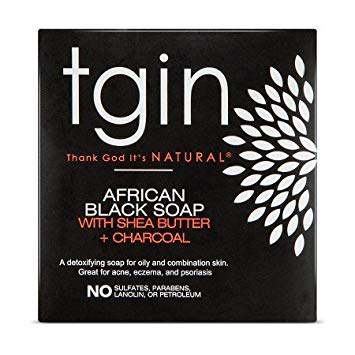 Tgin African Black Soap Bar 4 Oz