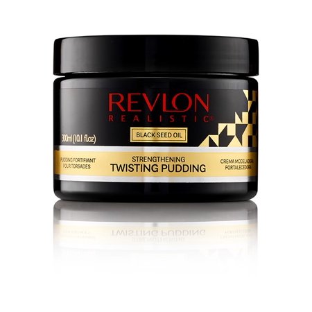 Revlon Realistic Black Seed Oil Strengthening Twisting Pudding Flake-Free 10.1Oz