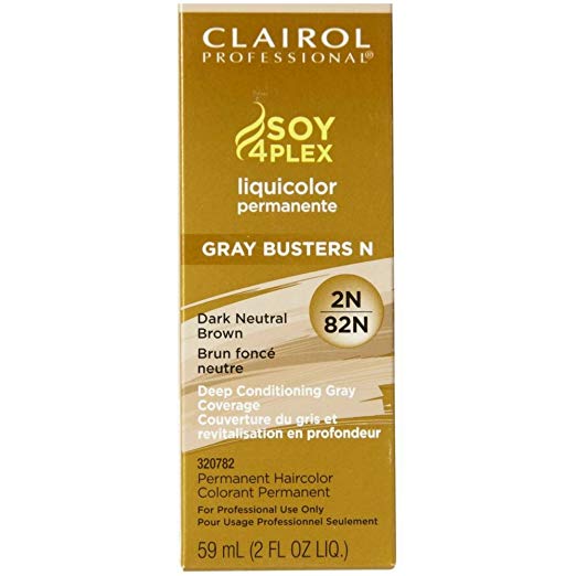 Clairol Professional Liquicolor 2N/82N Dark Neutral Brown, 2 Oz