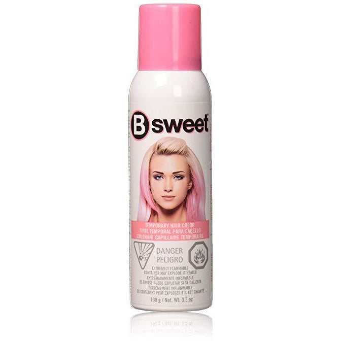 Jerome Russell Bsweet Temporary Hair Color Spray, Pale Pink, 3.5 Ounce