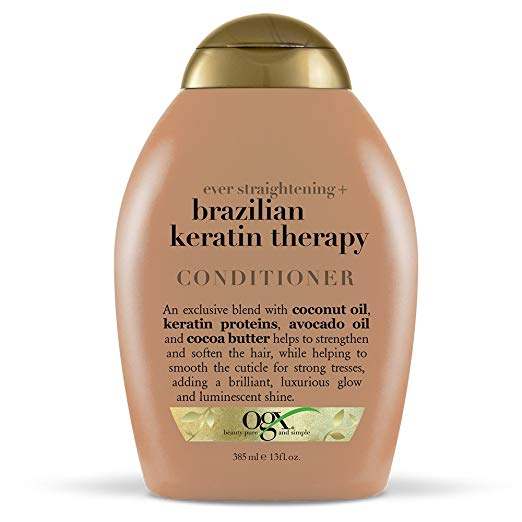 OGX Ever-Straightening + Brazilian Keratin Therapy Conditioner, 13 Oz