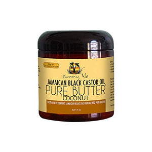 Sunny Isle Jamaican Black Castor Oil Pure Butter With Coconut Oil, 4 Fluid Ounce