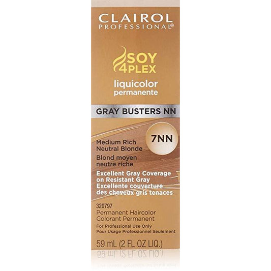 Clairol Professional Liquicolor 7Nn, Medium Rich Neutral Blonde, 2 Ounce (6 Pack)