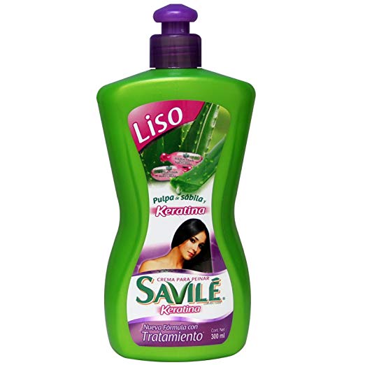 Savile Crema Para Peinar Liso Keratina Tratamiento, 10.14 Oz