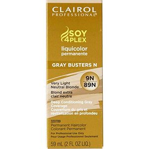 Clairol Professional 9N/89N Very Light Neutral Blonde Liquicolor Permanent Hair Color, 2 Oz