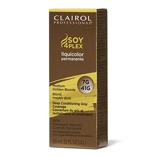 Clairol Professional Liquicolor 7G/41G Medium Golden Blonde, 2 Oz