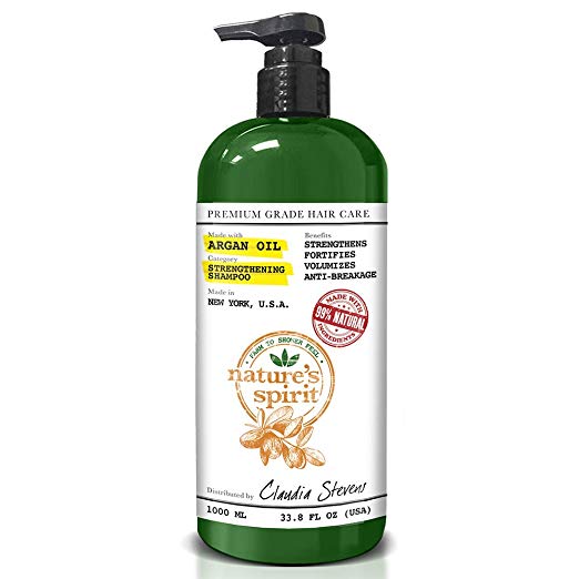Nature's Spirit Argan Oil Shampoo 33 Oz