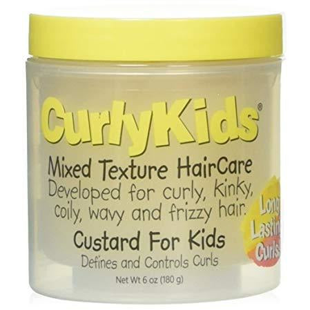 Curlykids Mixed Texture Haircare Custard For Kids, 6 Oz