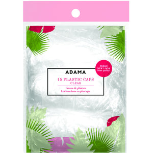 Adama Plastic Cap Clear 15 Pack
