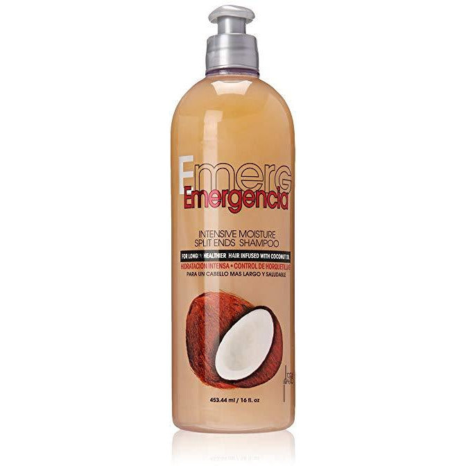 Toque Magico Emergencia Intensive Moisture Split Ends Shampoo, Coconut, 16 Ounce