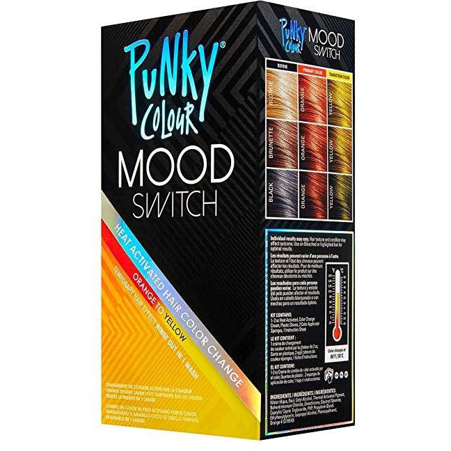 Punky Colour Mood Switch Heat Activated Temparary Hair Color - Orange To Yellow - 2 Oz