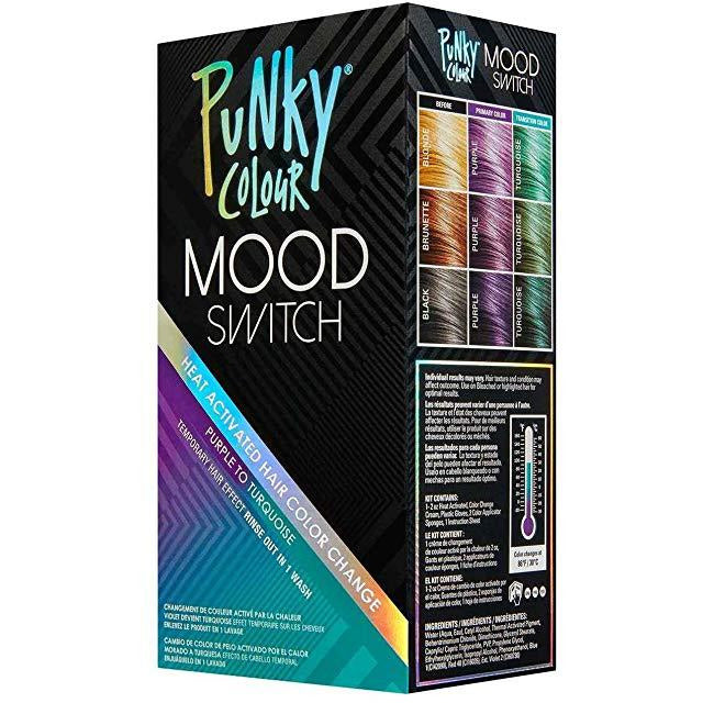 Punky Colour Mood Switch Heat Activated Temparary Hair Color - Purple To Turquoise - 2 Oz