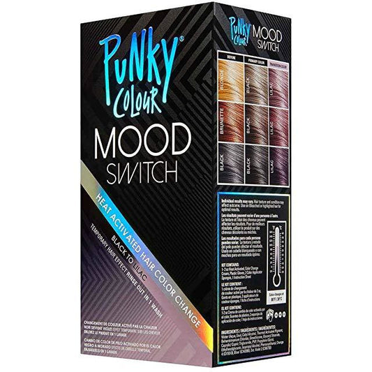 Punky Colour Mood Switch Heat Activated Temparary Hair Color - Black To Lilac - 2 Oz