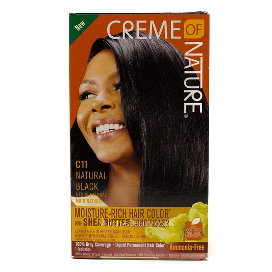 Creme Of Naturemoisture Rich Hair Color #11 Natural Black