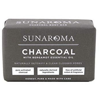 Sunaroma Charcoal/Bergamot Soap 8Oz