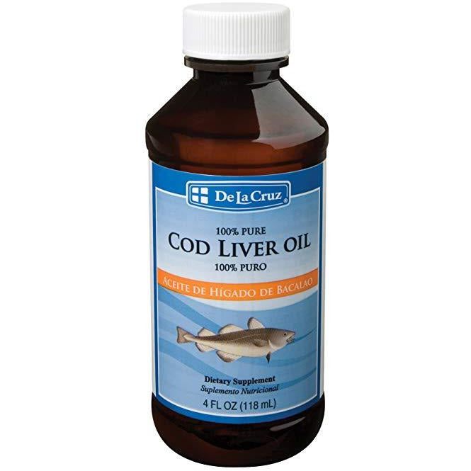 De La Cruz Pure Icelandic Cod Liver Oil 4 FL. OZ