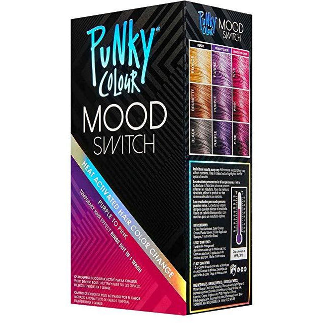 Punky Colour Mood Switch Heat Activated Temparary Hair Color - Purple To Pink - 2 Oz