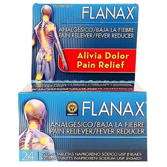 Flanax Pain Reliever Tablet 24 Count