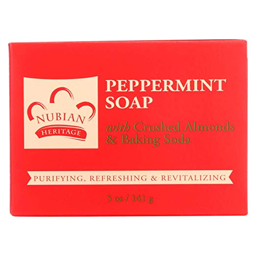 Nubian Heritage - Peppermint Bar Soap 5Oz