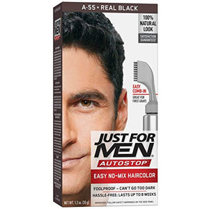 Just For Men Autostop Comb-In Hair Color Real Black