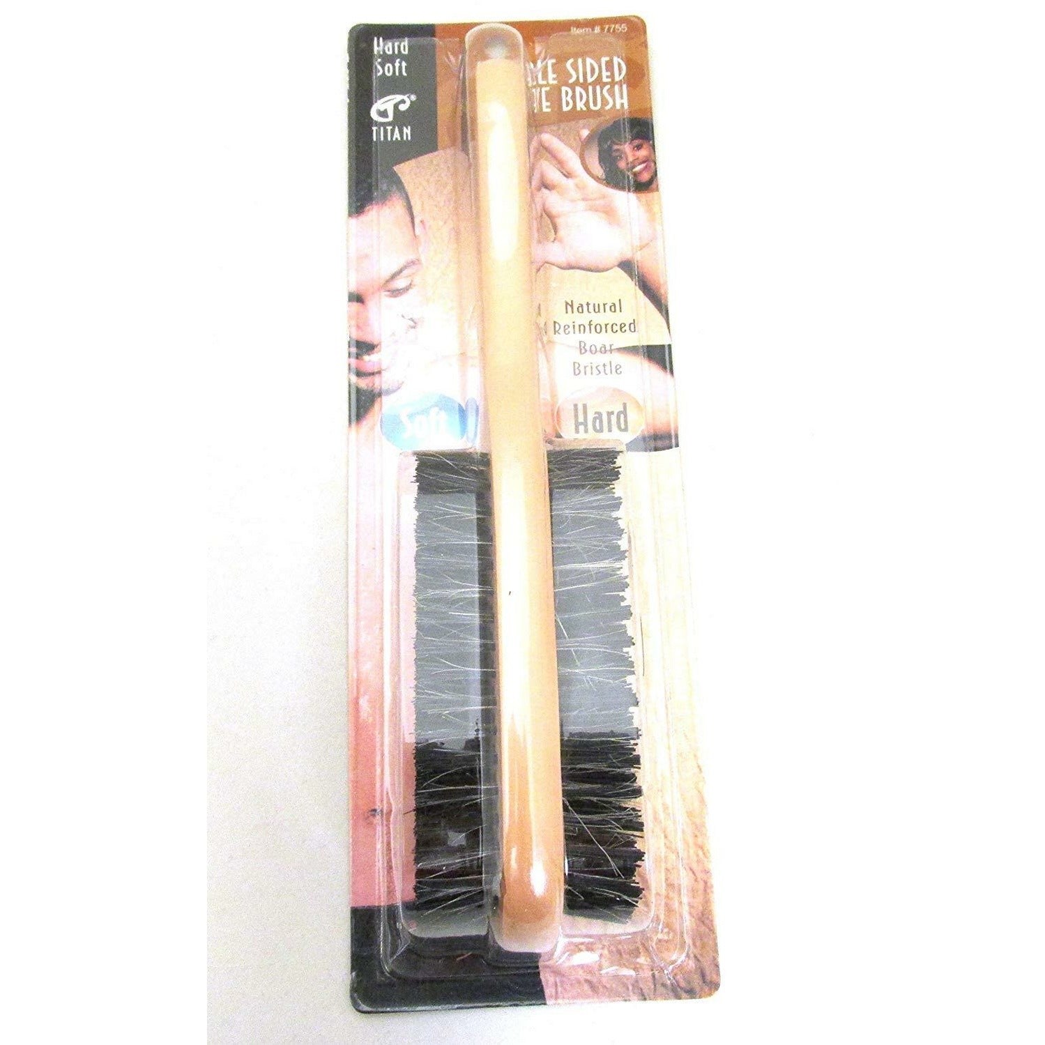 Titan Two Way Wooden Wave Brush