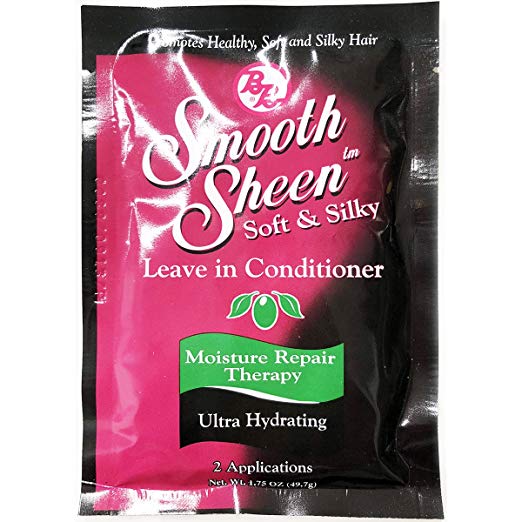 Bronner Brothers Smooth Sheen Soft & Silky Leave In Conditioner, 1.75 Ounce (12 Pack)