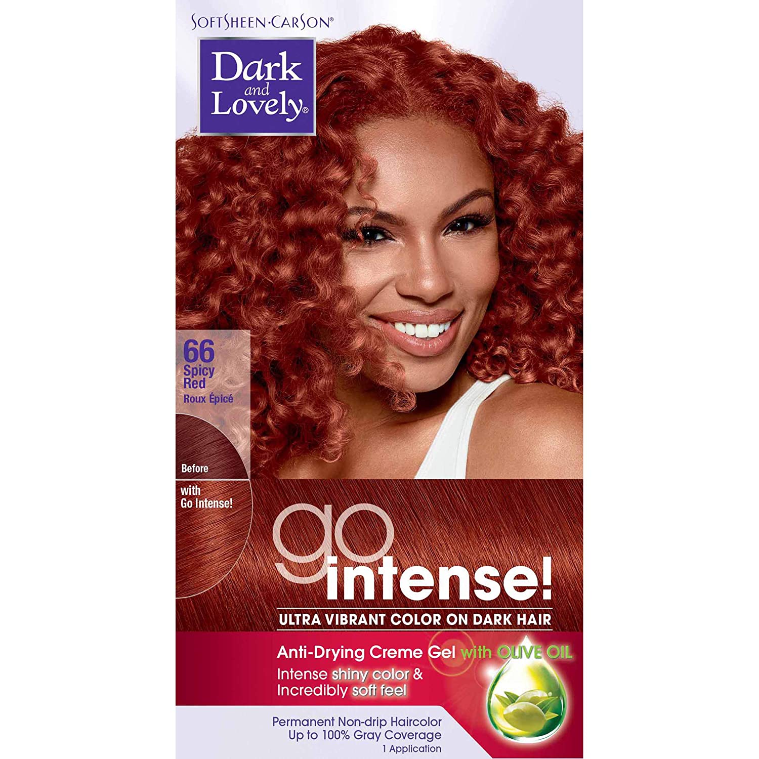 Dark And Lovely Go Intense 66 Spicy Red